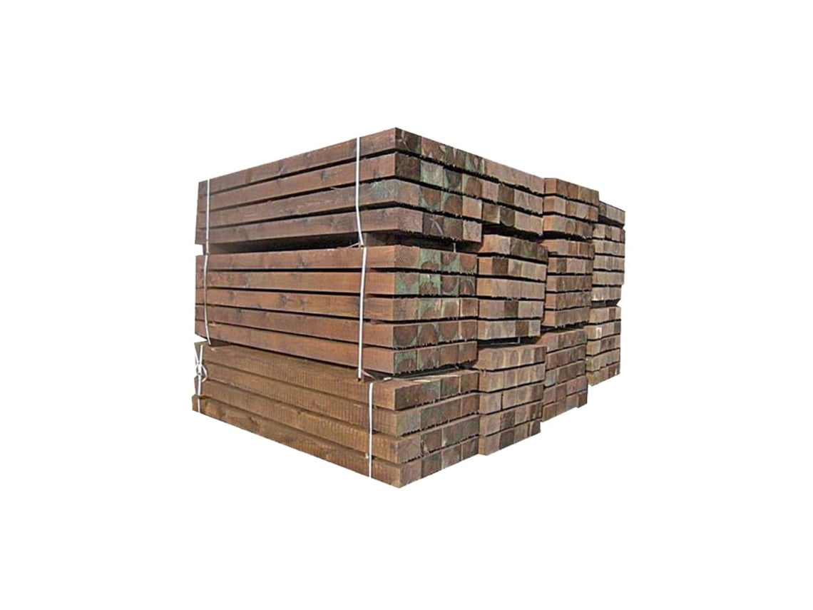 Faura - Traviesas De Madera Tratada | Varias Medidas | Seleccione | Precio Por Unidad 20x10x120 Cm. | 20x10x120 Cm. ()