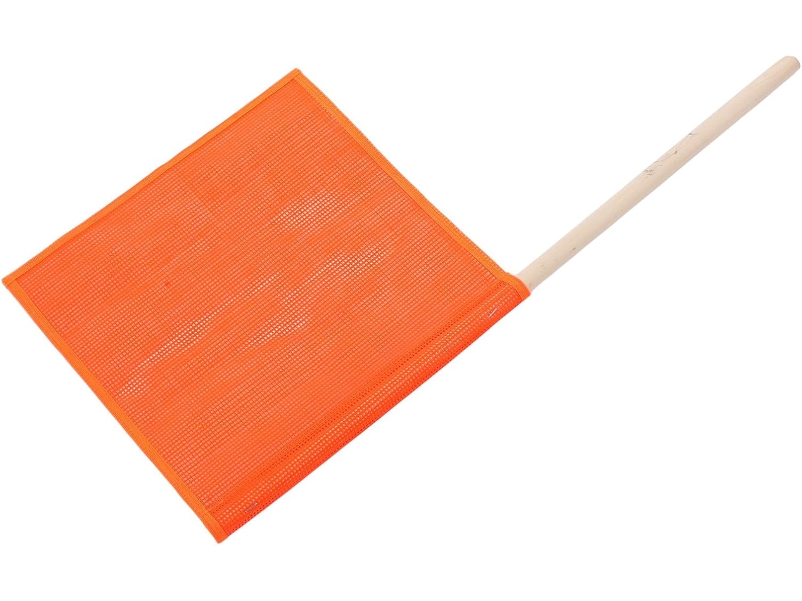 Bandera De Seguridad Vial Y Bandera De Alta Visibilidad Con Mástil De Madera Para Camiones Y Bandera Roja De Pvc, Al