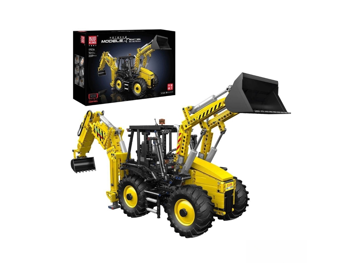 Retroescavadeira Mold King com controle remoto 17036