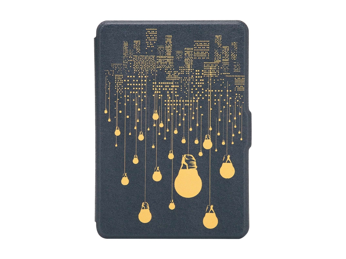 Capa Protetora De Couro Pu Pintada Para Leitor De Ebook Paperwhite123 Case