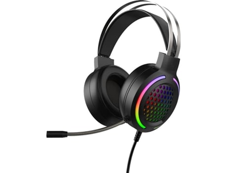 Auriculares Gaming con Cable WELUOT M12 (On Ear - Micrófono - Negro)