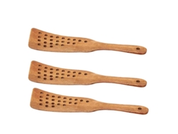3 Piezas De Utensilios De Cocina De Madera.