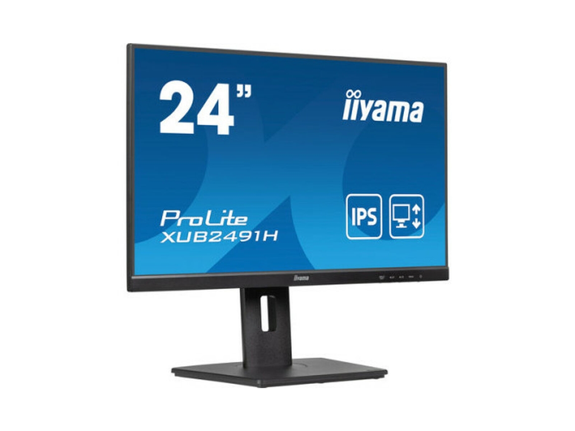Monitor IIYAMA XUB2491H-B1 (Negro - Full HD - IPS - 24" - Enchufe EU - 0,5 ms)