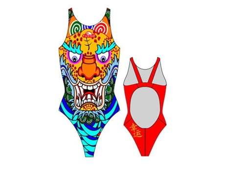 Traje de baño para Mujer TURBO Bali Pro Resist Multicolor para Natacion (L)