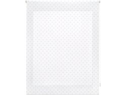 Estor Enrollable HAPPYSTOR Motas Estampado Digital Fantasia Blanco-Celeste 195x250 cm