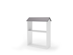 Estanterías Para Niños FURNLUX Hus (Negro, Textil - 65X27X86 Cm)