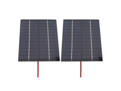 Panel solar policristalino EOOCOO de 2 W con cable