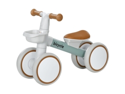 Bicicleta De Equilibrio Con Asiento Ajustable, Ruedas Silenciosas, Apta Para Niños De 1 A 3 Años Y Hasta 20 Kg, Color Verde.