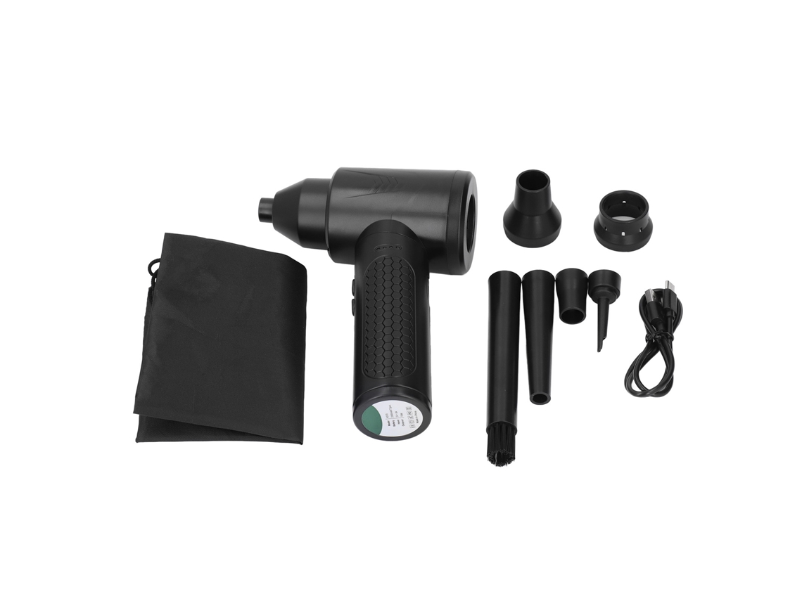 Duster De Ar Elétrico Sem Fio 3 Velocidades 6000mah 55000rpm Para Teclado Câmera Computador Com Bicos Múltiplos