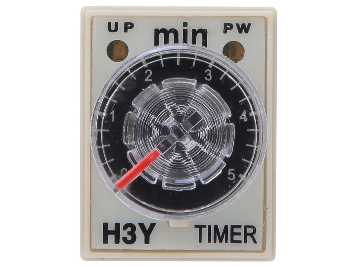 Relé De Tiempo H3y-2 8 Pines Ajustable 0-5 Minutos 12vdc Suministros Eléctricos