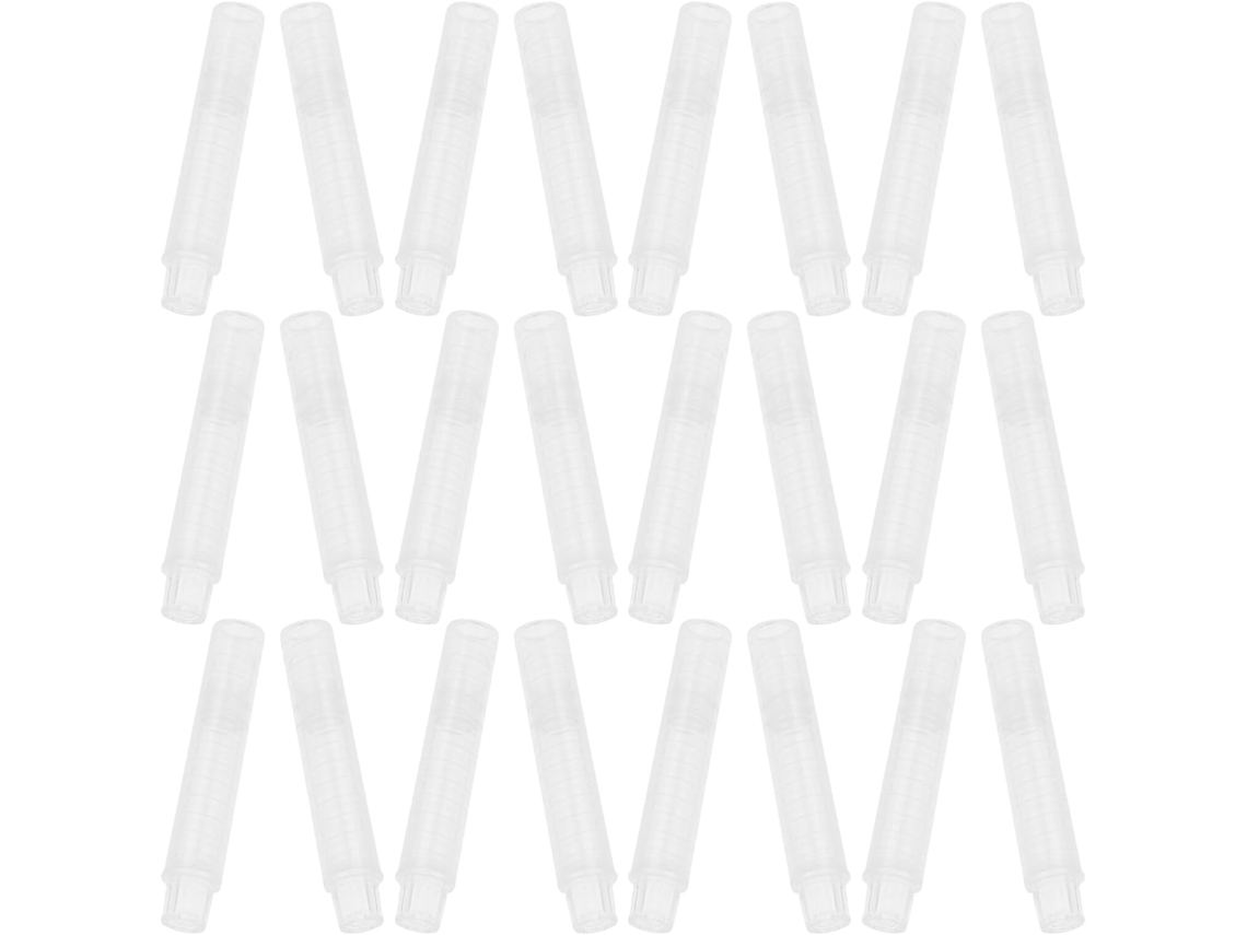 Paquete De 40 Portatizas De Plástico Transparente, Fundas Reutilizables A Prueba De Polvo Para Tiza.
