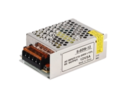 Convertidor de voltaje CA/CC de 5 A a 12 V, fuente de alimentación regulada universal para LED