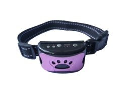 Collar antiladridos recargable, color morado. Collar de entrenamiento para prevenir los ladridos en perros pequeños, medianos y grandes.