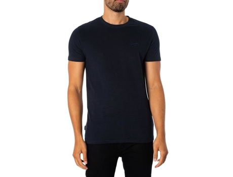 Camiseta Vintage de Hombre SUPERDRY Algodón Azul (S)