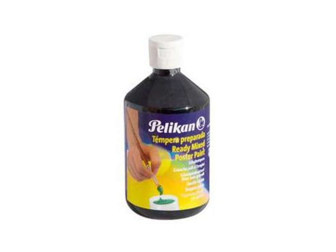 Guache Pelikan Frasco de 500 Ml, 742/500L Nâº 11 Preto