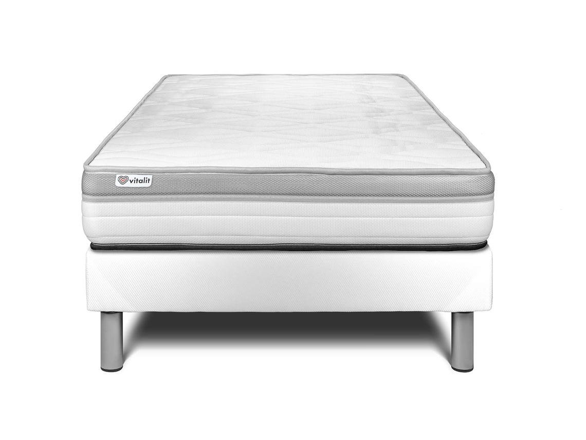 Canapé de Matrimonio Vital Relax Altura VITALIT Blanco (90x200)