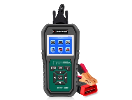 KONNWEI KW470 Lector de código OBDII Probador de batería Sistema completo Escáner de diagnóstico Reemplazo para Ford para automóvil universal despu...