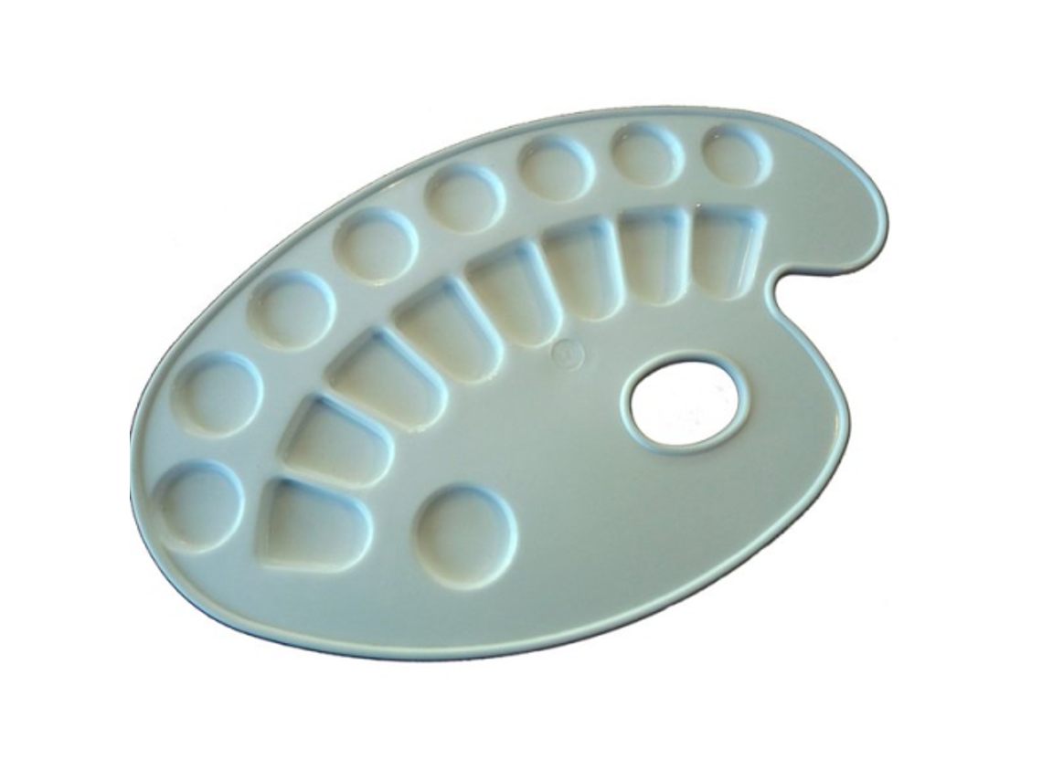 Paleta Plastico Ovalada 24,5X15 Cm TALENS