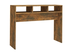 Consola de madera de roble ahumado, MAISON EXCLUSIVE (105x30x80 cm)