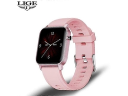 Reloj inteligente para mujer IP68 resistente al agua, 1,4 pulgadas, color rosa, Ly Ebike