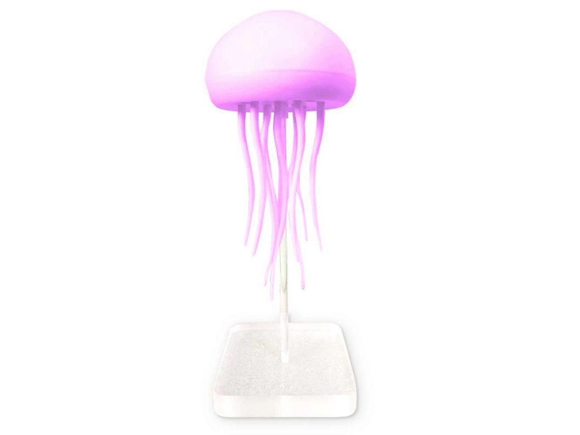 Lámpara ambiental con forma de medusa, luz cálida, lámpara de noche única, ideal para regalar (Rosewell)