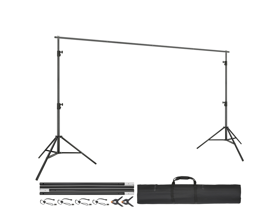 Soporte de fondo ajustable de alta resistencia Succebuy, soporte para fondo de fotografía de 3,6 x 3 m