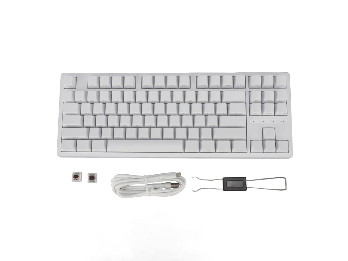 Teclado mecánico para juegos RGB con 87 teclas