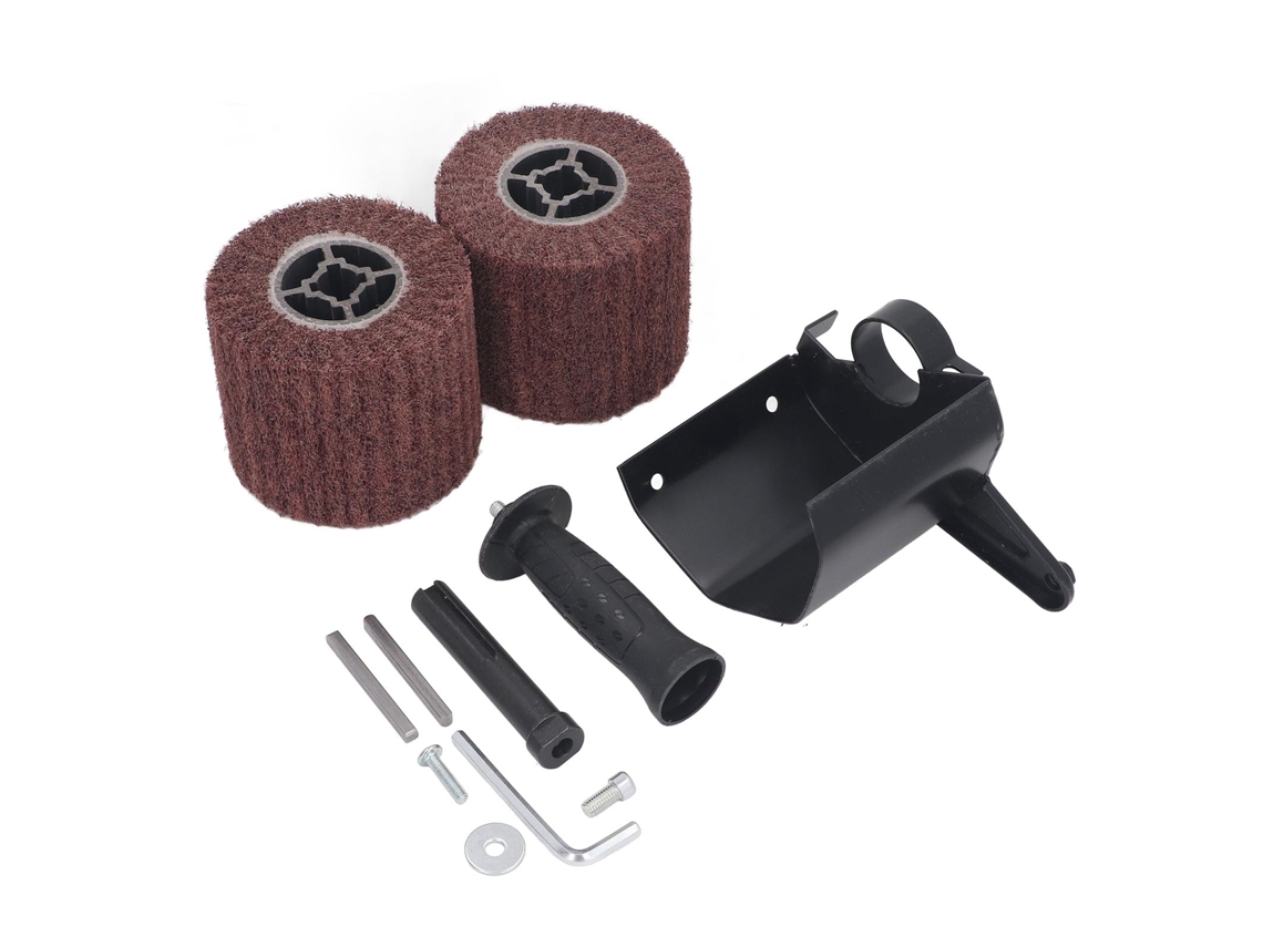 Accesorio Para Transformar Amoladora Angular M10 En Polisher Con Rueda, Manija, Tornillo, Llave Y Arandelas