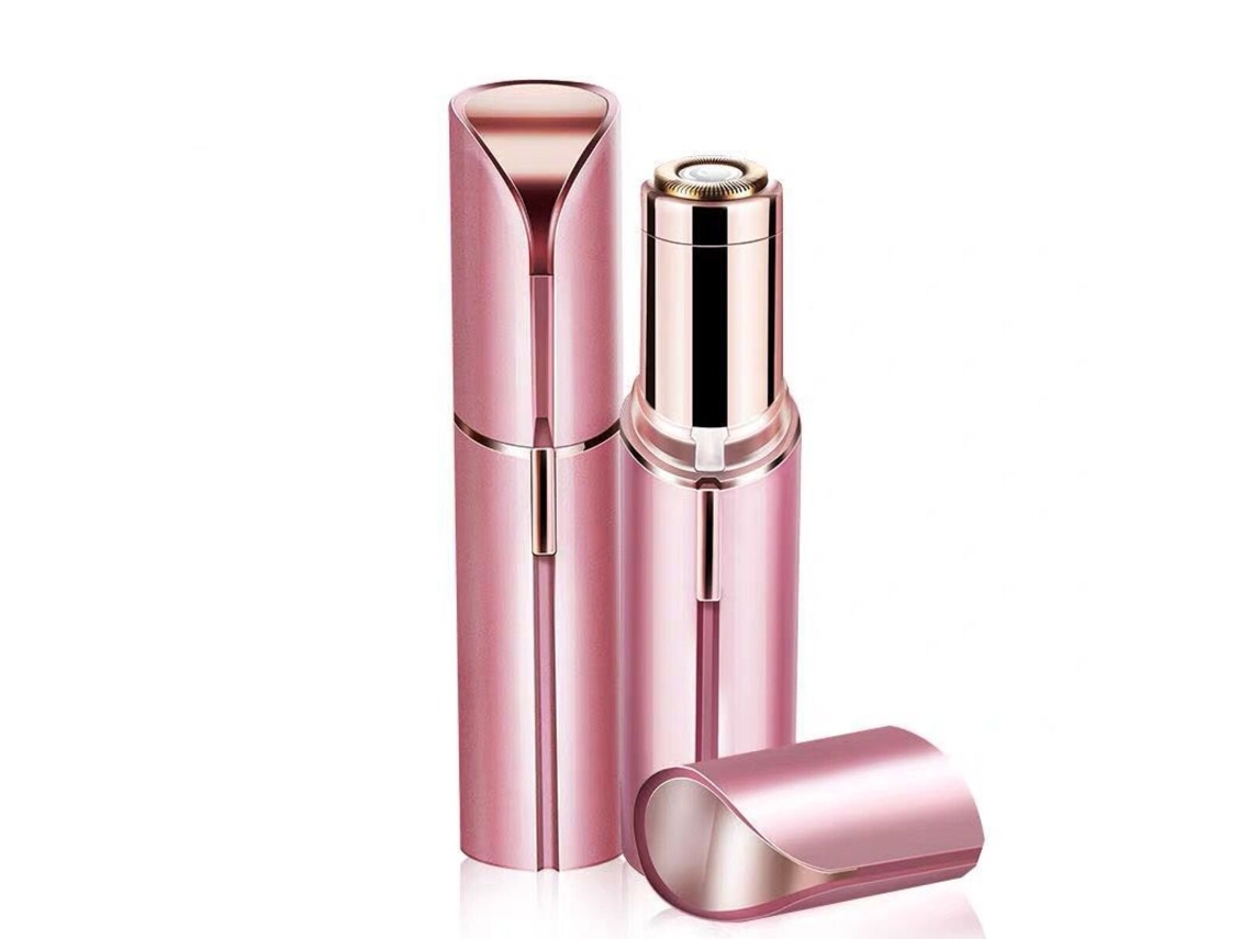 Depilación facial para mujeres, segura para todos los tonos de piel, dispositivo de depilación indoloro con cabezales de repuesto, recargable por USB, identificación