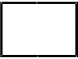 Pantalla De Proyección Portátil De Lona Antirreflejos Para Proyectores De Oficina En Casa Y Exteriores (60),