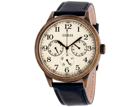 Reloj GUESS Hombre (Acero inoxidable - Beige)