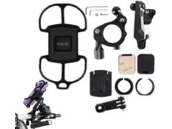 Soporte Para Teléfono De Bicicleta De 360 Grados, Clip Universal, Rotación Ajustable.