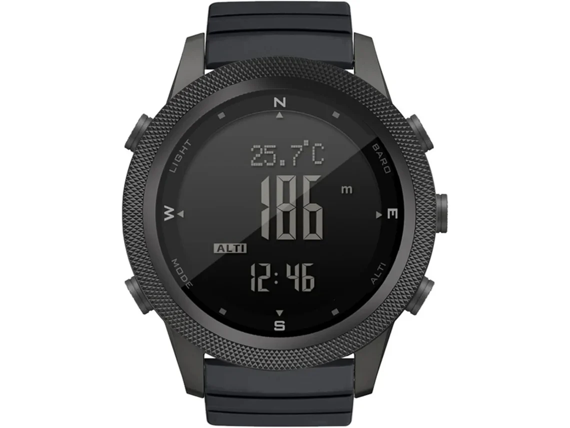 Relojes militares con brújula para hombres, relojes tácticos, relojes deportivos para exteriores para hombres, relojes de pulsera digitales para senderismo Yizhood