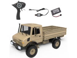 Amarilloldrc Ld-p06 1/12 2.4g 4wd Unimog 435 U1300rc Led Militar Escalada Proporcional Juguetes