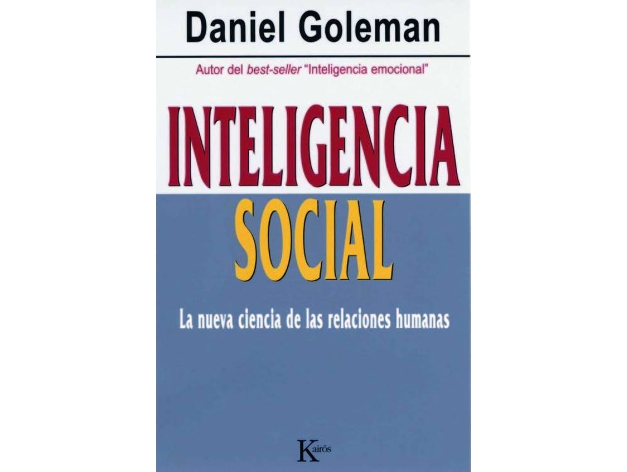 Libro Inteligencia Social de Daniel Goleman (Español)