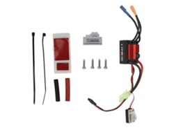 Controlador De Velocidad Eléctrico Para Motor Rc Sin Escobillas De 30 A Con Salida Bec De 6 V 1 A Y Adaptador Tamiya.