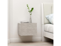 Mesitas de Noche LOVELY HOME Mesinha 2 Pcs 40X30X30 Cm Contraplacado Cinzento
