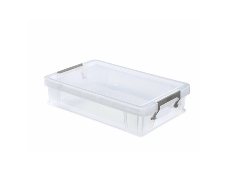 Caja de Almacenaje con Tapa Archivo 2000 34 x 21,7 x 7,5 cm Transparente