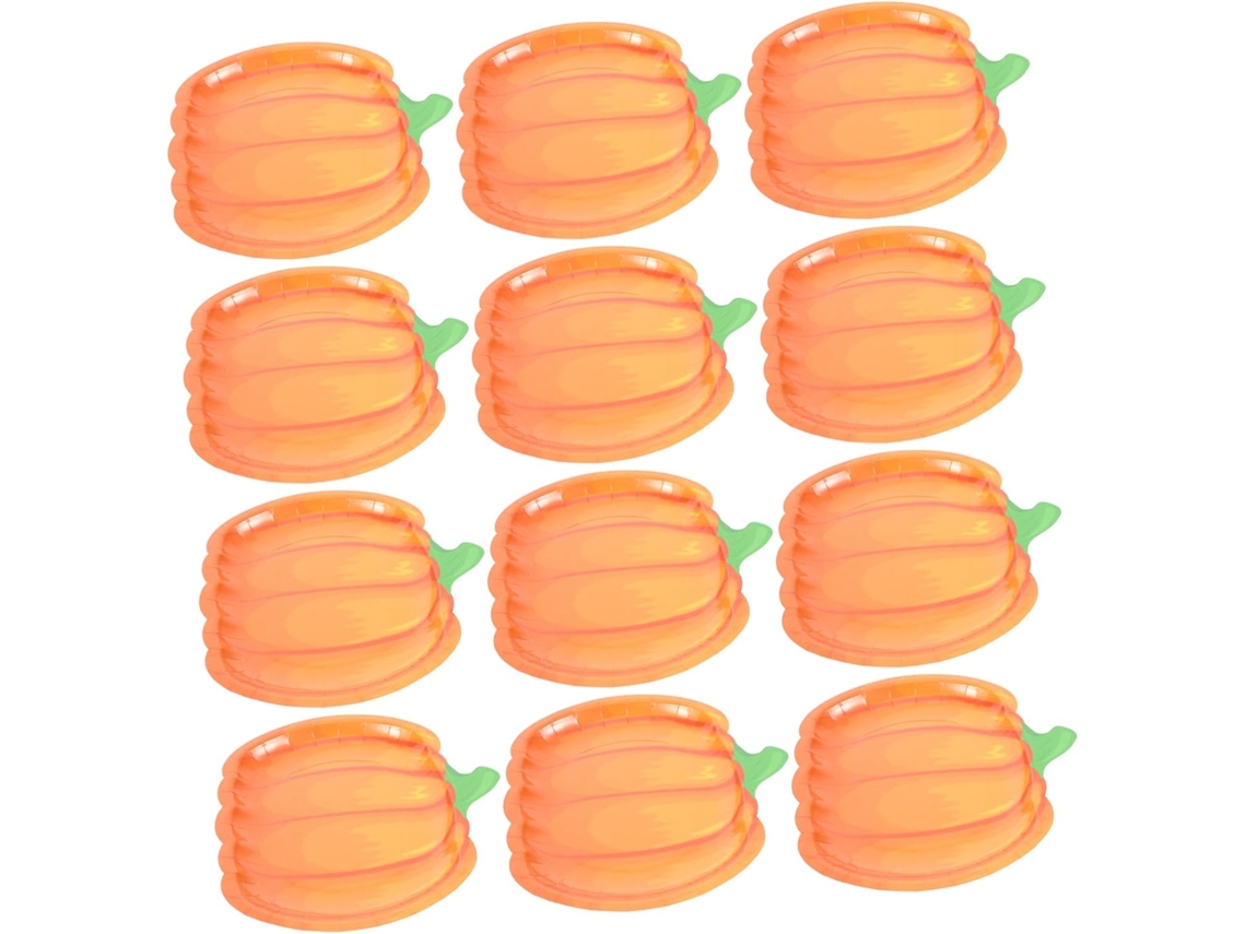 20 Piezas, Pastel, Postre, 20 Piezas De Pastel Desechables Para Fiesta De Halloween, Lindos Platos Sto