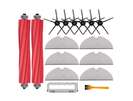 Escova lateral principal mop pano capa para xiaomi roborock q7 max / max + robot