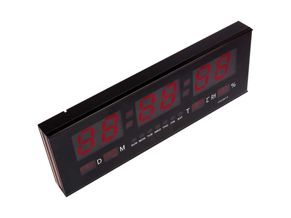 Reloj despertador digital (pantalla gigante, temperatura)