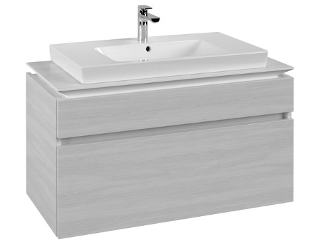 Módulo de lavabo Villeroy &amp Boch Legato B695 1000x550x500mm centrado en el lavabo