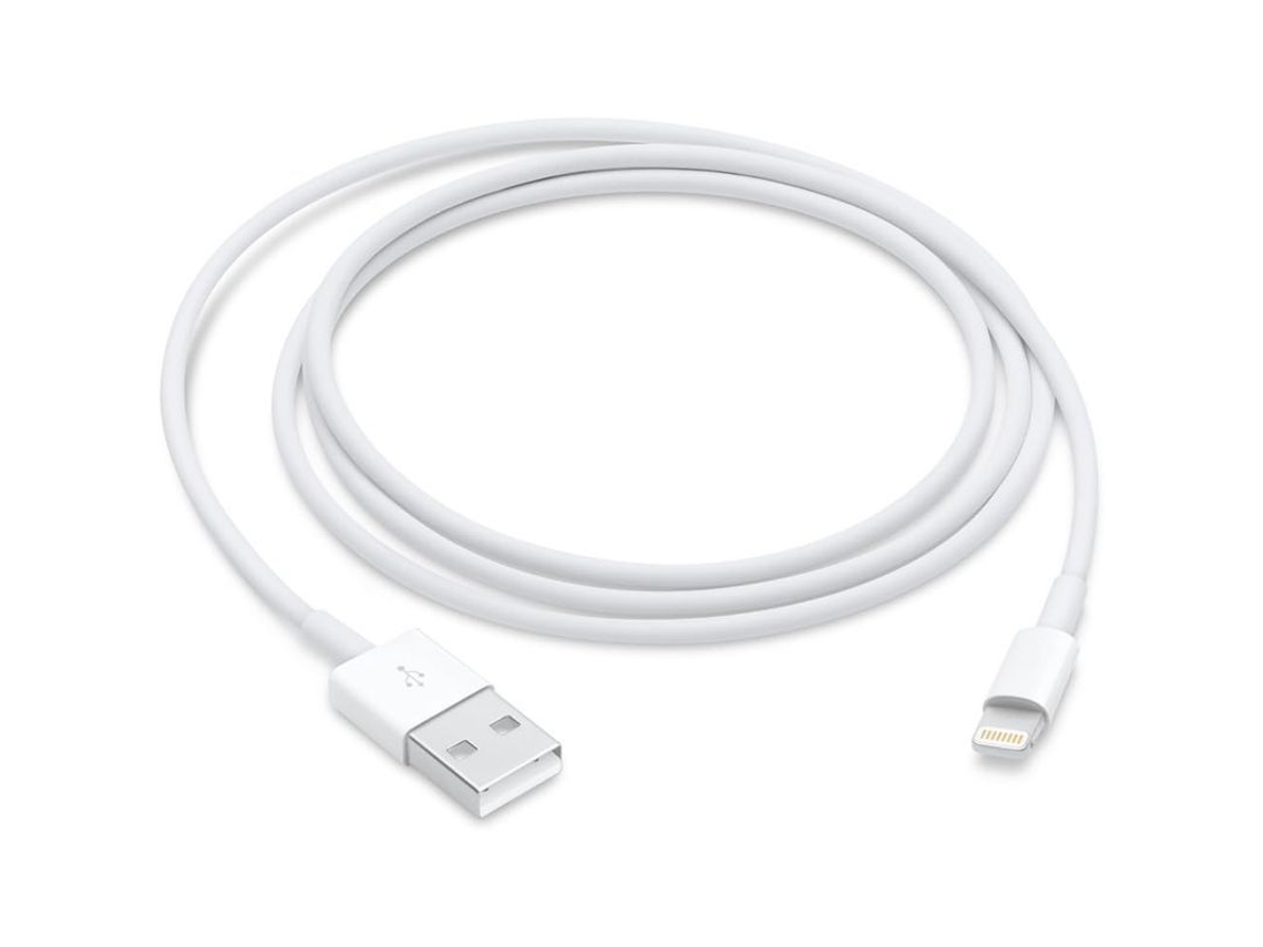 Cable De Datos Lightning A Usb Compatible Con Apple (1 M) Para Sincronización Y Carga.