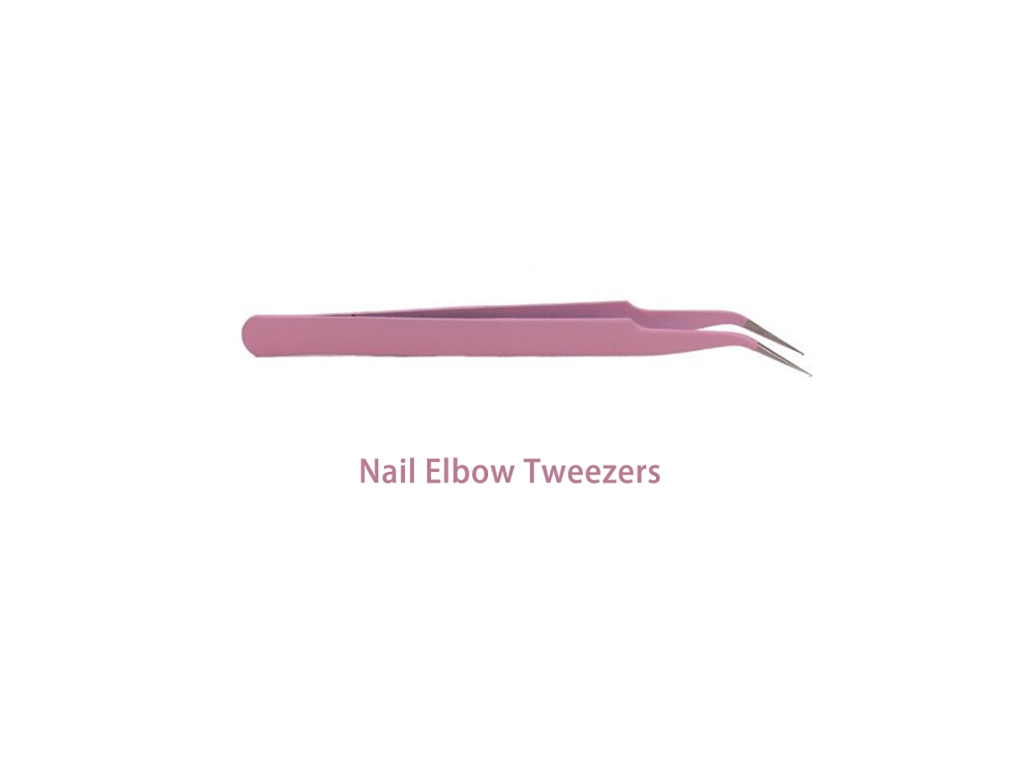 Kkml-pinzas De Acero Inoxidable Rectas Y Curvas Para Cejas, Pestañas Y Arte De Uñas Diy