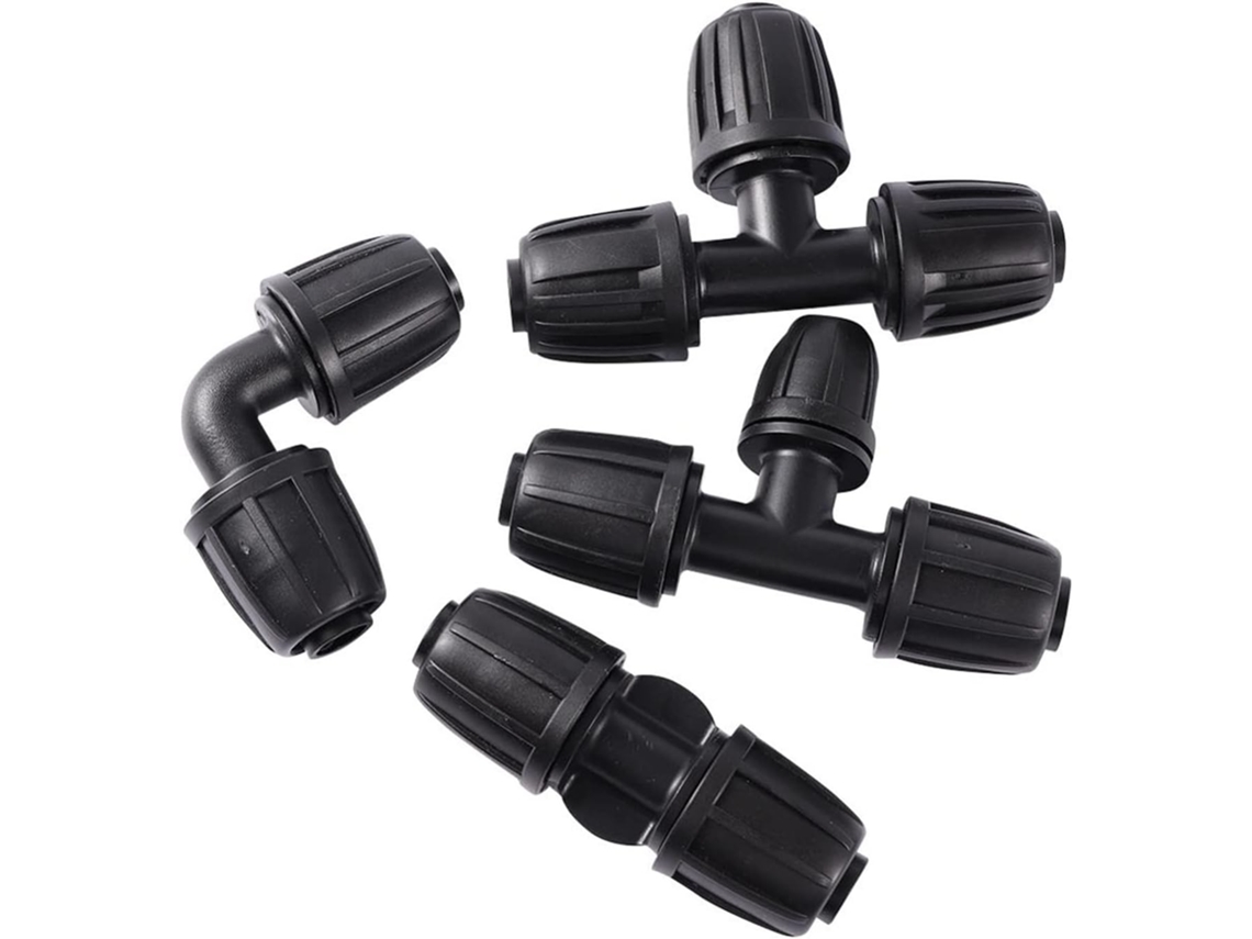 Conector De Manguera Polietileno 16 Mm Para Riego Jardines Y