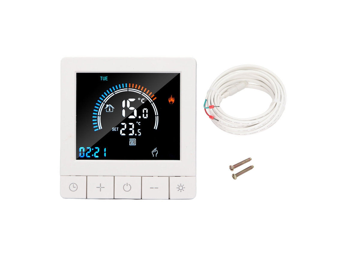 Termostato Inteligente Programable Con Pantalla Lcd, Wifi, Para Control De Temperatura En Hogares Y Hoteles, 90v-240v, 16a
