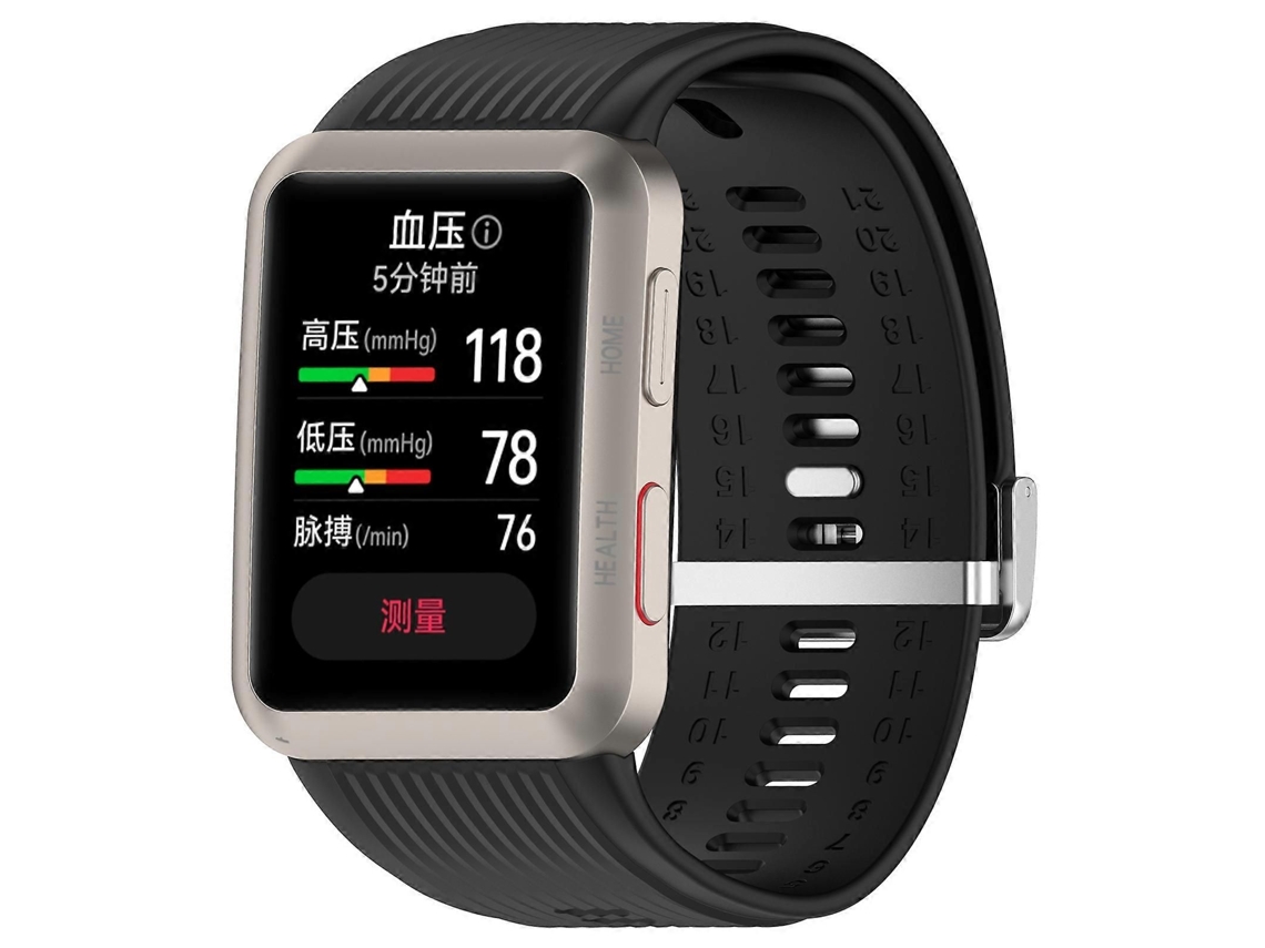 Pulseira De Silicone Para Relógio De Pressão Arterial Huawei Watch D