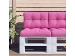 Cojines Para Sofá De Palets 2 Uds Tela Rosa