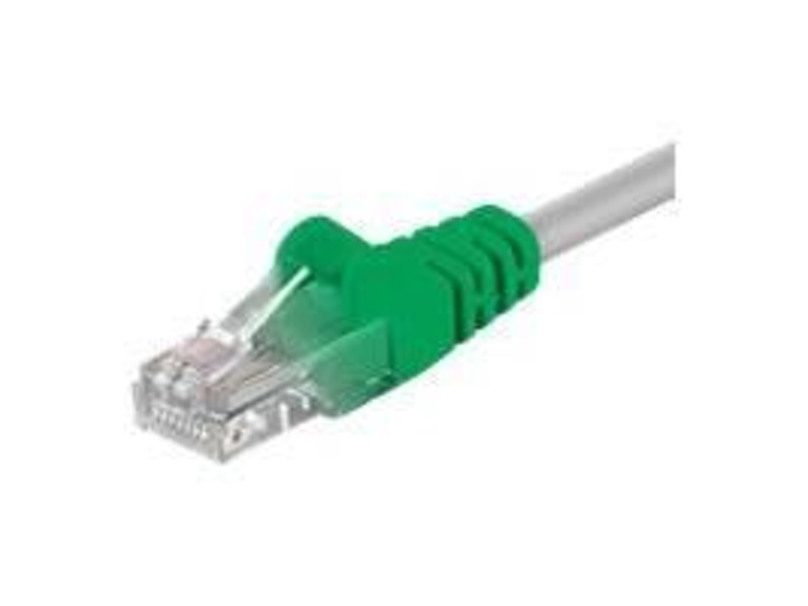 Cable de Red Inversor Cat 5E 3M Verde Gris Par Trenzado Sin Apantallar Utp GOOBAY