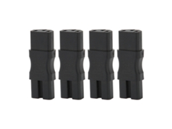 Adaptador De Energia Iec320 C13 Para Iec320 C15 Padrão Profissional Para Notebook Pdu Case Socket Ups 4pcs